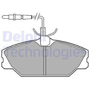 Тормозные колодки Delphi LP788