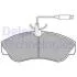 Тормозные колодки дисковые CITROEN/FIAT/PEUGEOT Jumper/Ducato/Boxer "F "94-99 LP878