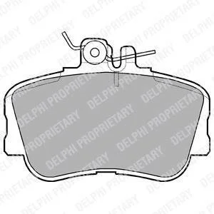 Тормозные колодки дисковые MERCEDES C(W202) "F "93-04 Delphi LP881
