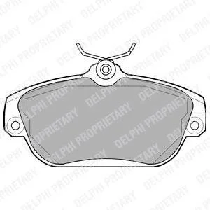 Тормозные колодки дисковые VOLVO 700/900/S90/V90 "F "83-99 Delphi LP919