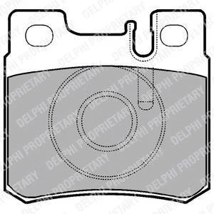 Тормозные колодки дисковые MERCEDES 190(W201)/200(W124)E(W210) "R "85-04 Delphi LP946