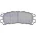 Тормозные колодки дисковые MITSUBISHI Sigma/Space/Galant/Pajero &quot;R &quot;91-07 Delphi LP955 (фото 1)