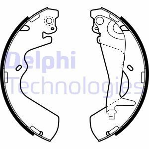 Комплект колодок гальмівних Delphi LS1934