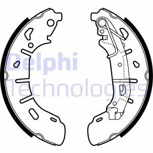 Комплект тормозных колодок Delphi LS2050 (фото 1)