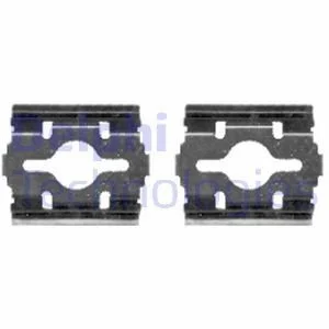 Комплектуючі, колодки дискового гальма Delphi LX0409