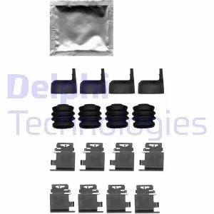 Фото монтажний компл.,гальм.колодки Delphi LX0687 Монтажний компл.,гальм.колодки Delphi LX0687