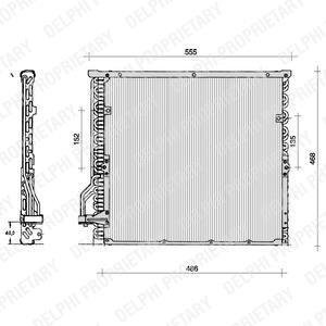 Конденсатор, кондиціонер Delphi TSP0225014 (фото 1)