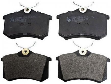 Тормозные колодки дисковые зад. Citroen/Peugeot/Renault/VAG (17mm) Denckermann B110041