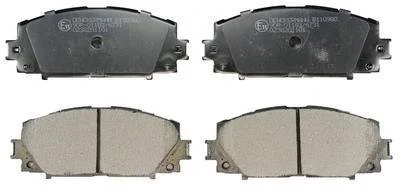 Гальмівні колодки передні 18мм Toyota Yaris 1.0 12V,1.3 16V,1.4TDI (F) 05- Denckermann B110980 (фото 1)