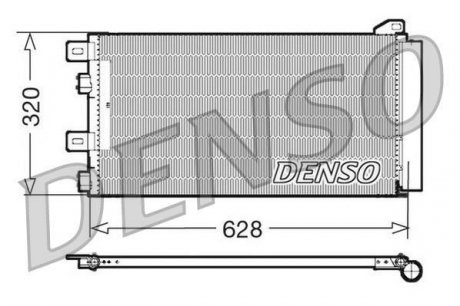 Радиатор кондиционера DENSO DCN05101