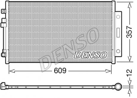 Радіатор кондиціонера DENSO DCN09004 (фото 1)