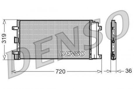 Радиатор кондиционера DENSO DCN09042 (фото 1)