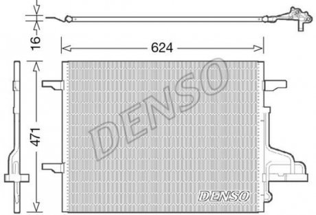 Радиатор кондиционера DENSO DCN10027 (фото 1)