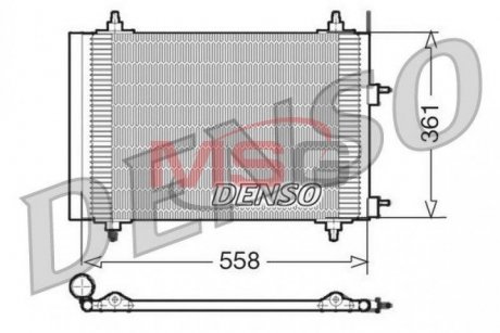 Радиатор кондиционера DENSO DCN21015