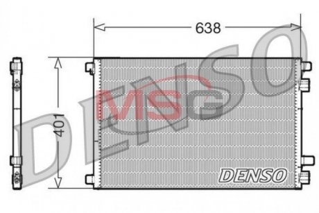 Радиатор кондиционера DENSO DCN23012 (фото 1)