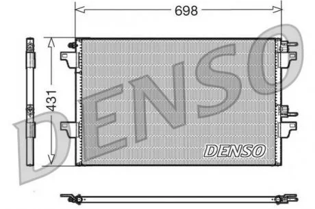 Радіатор кондиціонера DENSO DCN23022