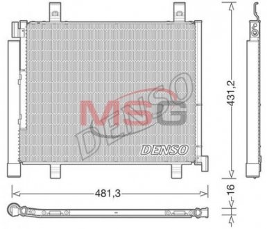 Радиатор кондиционера DENSO DCN32023 (фото 1)