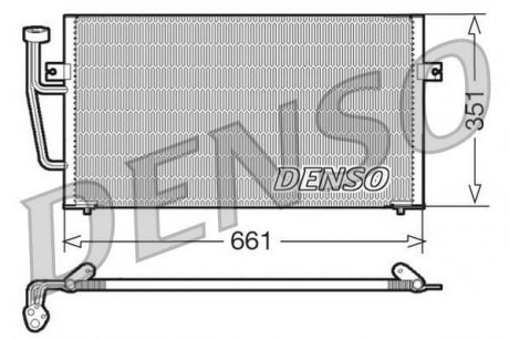 Радиатор кондиционера DENSO DCN33008 (фото 1)
