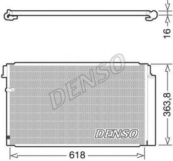 Радіатор кондиціонера DENSO DCN40011