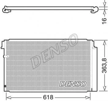 Радиатор кондиционера DENSO DCN40011