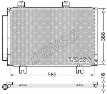 Радиатор кондиционера DENSO DCN40020 (фото 1)