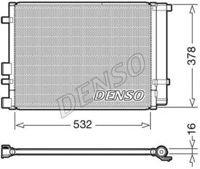 Радіатор кондиціонера DENSO DCN41006 (фото 1)