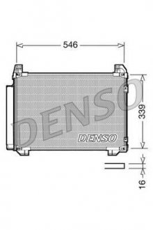 Радиатор кондиционера DENSO DCN50025 (фото 1)