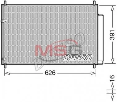 Радіатор кондиціонера DENSO DCN50041