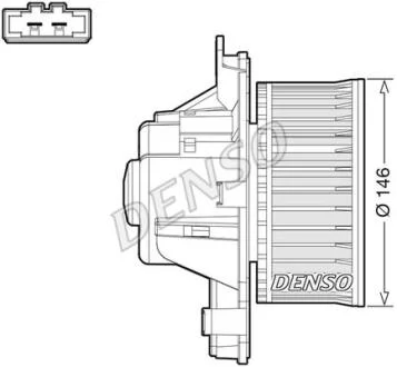 Вентилятор обігрівача CITROEN/DS/PEUGEOT DS5/DS5/3008 "1,2-2,0 "09-21 DENSO ="DEA21014"