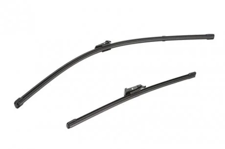 Щетка дворн. К-кт (65+35см) Push Button 19mm бескаркас Fiat/Nissan 12- DENSO DF-041
