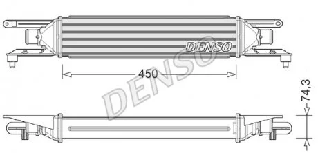 Интеркулер DENSO DIT01007