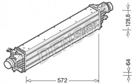 Интеркулер DENSO DIT20006 (фото 1)