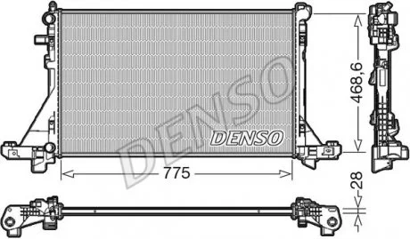 Радіатор Master / Movano / NV400 "10>> DENSO DRM23112