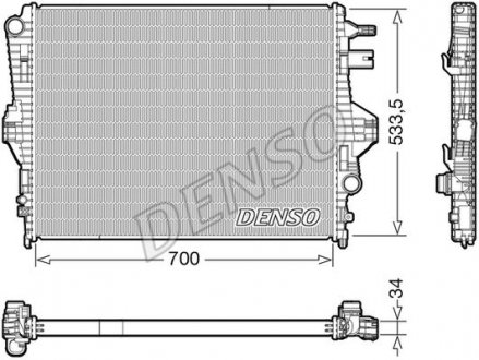 Радиатор основной DENSO DRM32050 (фото 1)