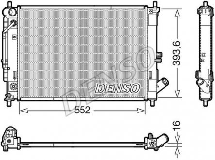 Радиатор DENSO DRM41016 (фото 1)