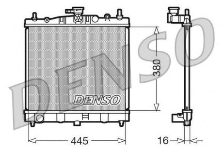 Радиатор основной DENSO DRM46002