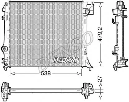 Радиатор основной DENSO DRM46064