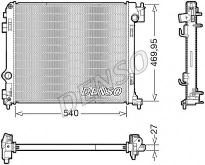 Радиатор основной DENSO DRM46065