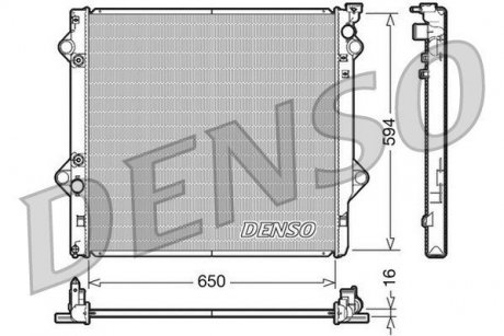 Радіатор основний DENSO DRM50036 (фото 1)