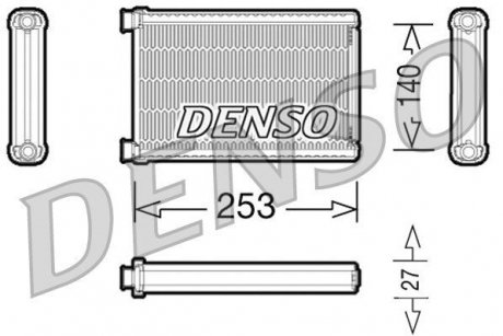 Радіатор обігрівача DENSO DRR05005