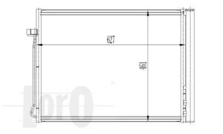 Конденсатор, кондиционер DEPO 004-016-0020