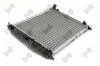 Радиатор охлаждения двигателя AVEO /T250, T255/ /05-/ 1.2 i, KALOS /T200/ /02-/ 1.2 i /MAN, AC +/-, DEPO 007-017-0002 (фото 3)