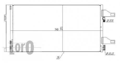 Конденсатор, кондиціонер DEPO 009-016-0004