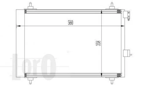 Конденсатор, кондиціонер DEPO 009-016-0009