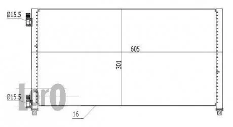 Конденсатор, кондиціонер DEPO 016-016-0008