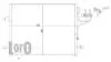 Радіатор кондиціонера KUGA (CBV) (08-) 2.0 TDCi 017-016-0027