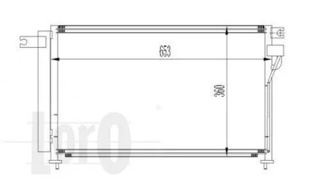 Конденсатор, кондиціонер DEPO 024-016-0008