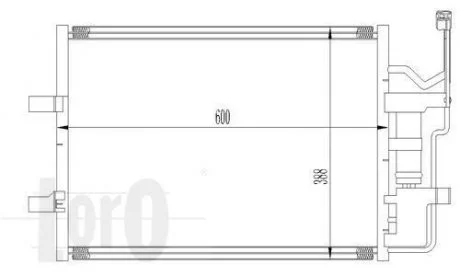 Радиатор кондиционера MAZDA 3(BK)/5(CR) 1.8 i 16V 03- DEPO 030-016-0010