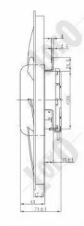 FAN, RADIATOR DEPO 037-014-0022