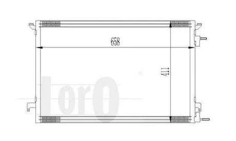 Конденсатор, кондиционер DEPO 037-016-0014
